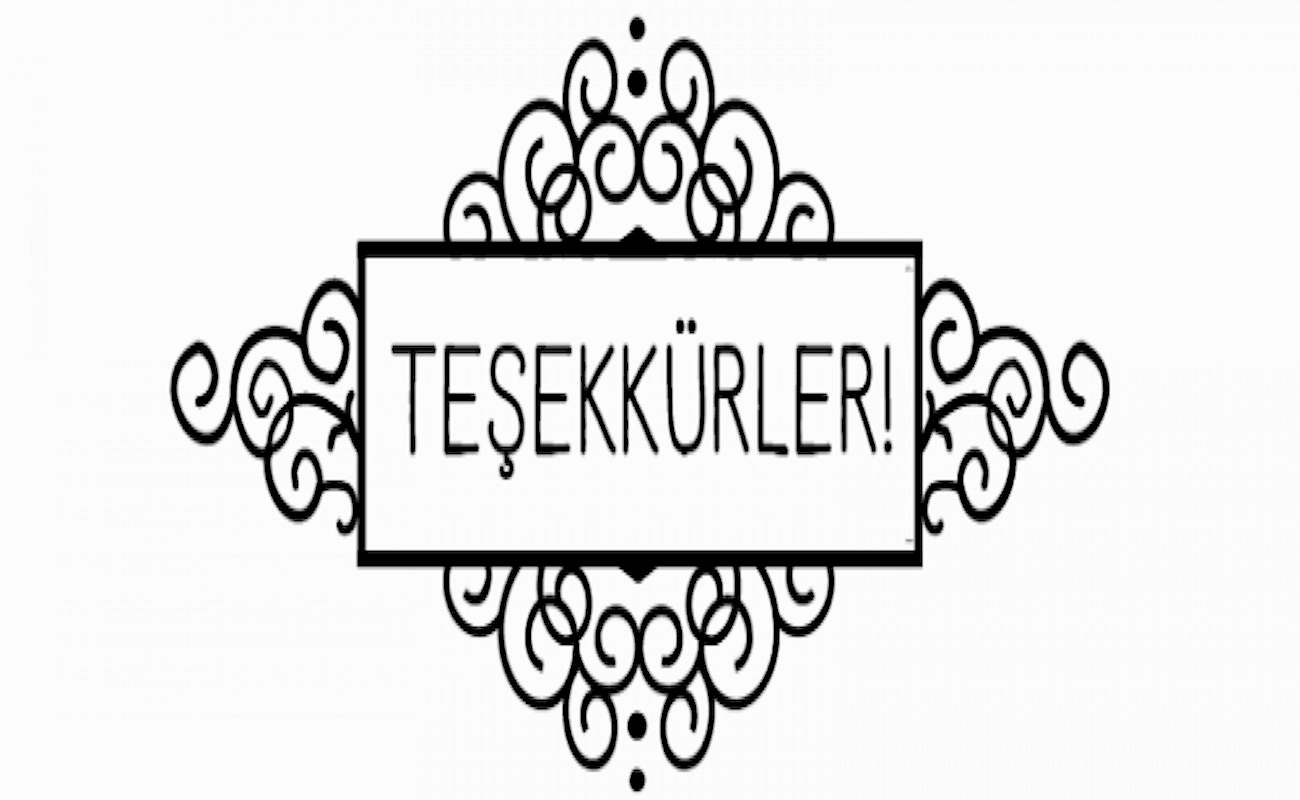 Teşekkürler - Ramazan Ufuk AVDAŞ